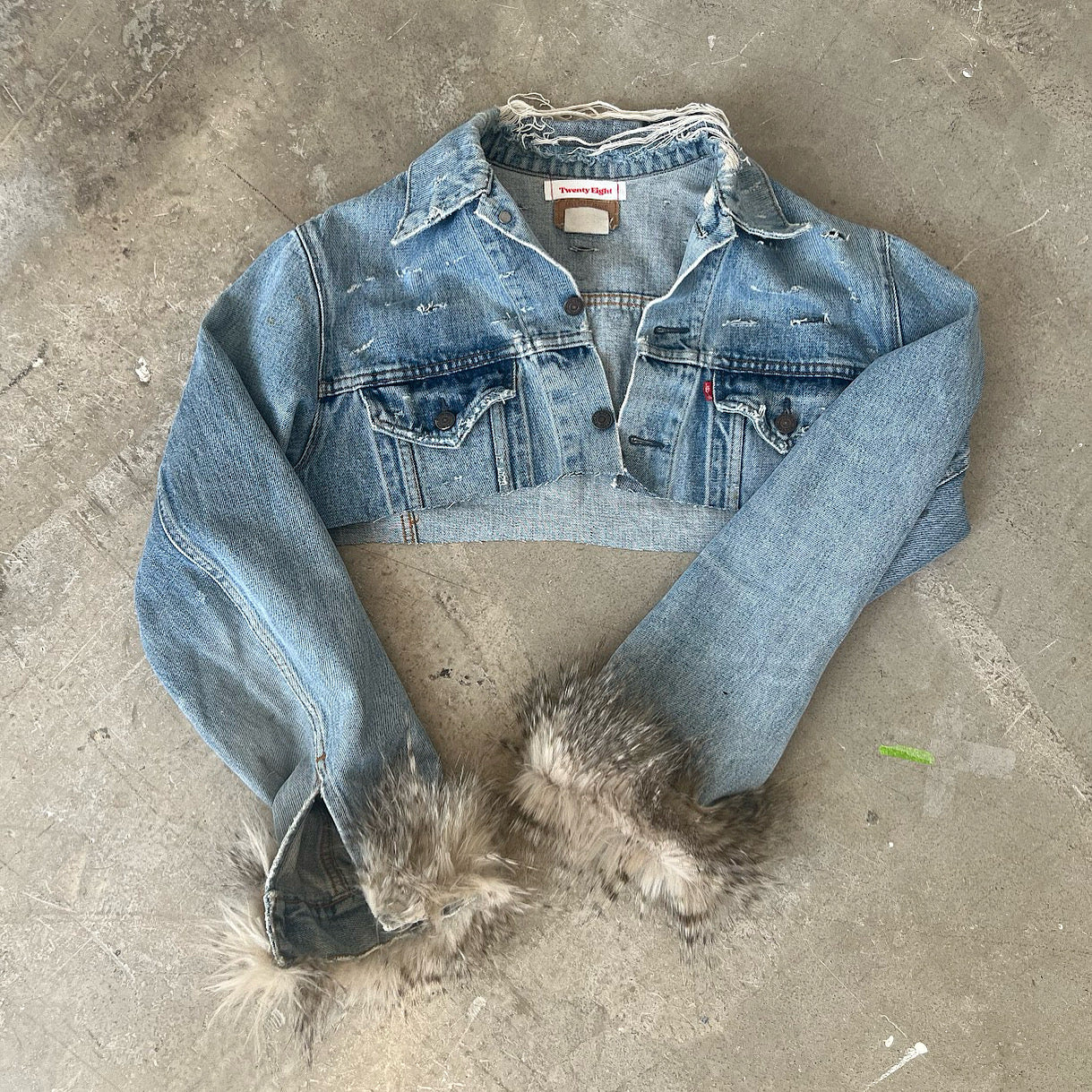 Levi Denim Fur jacket